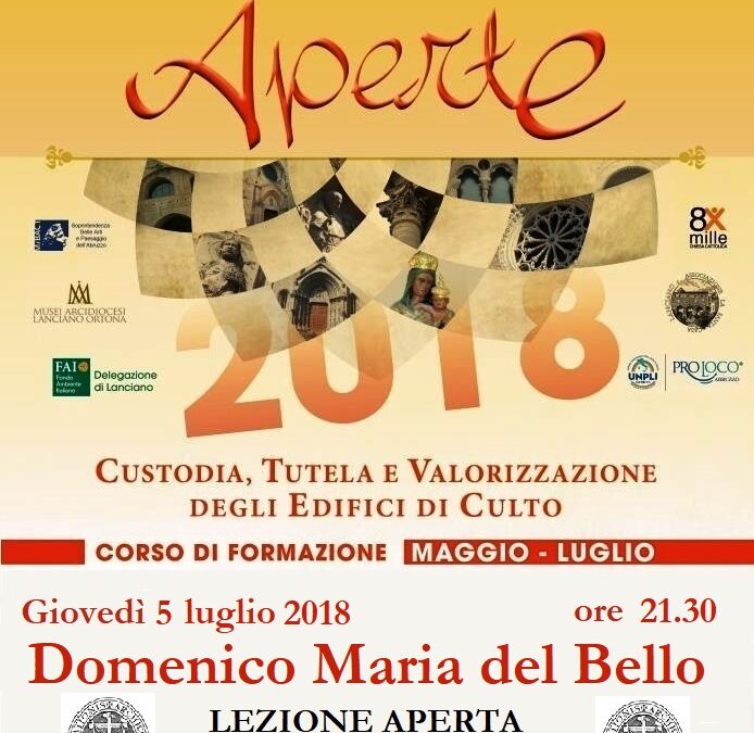Chiese aperte 2018